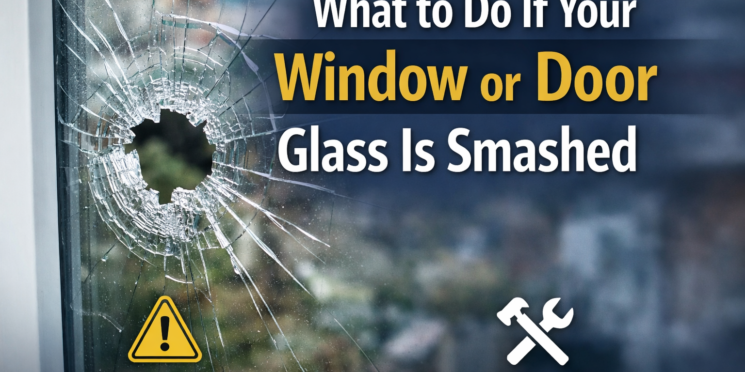 What to Do If Your Window or Door Glass Is Smashed