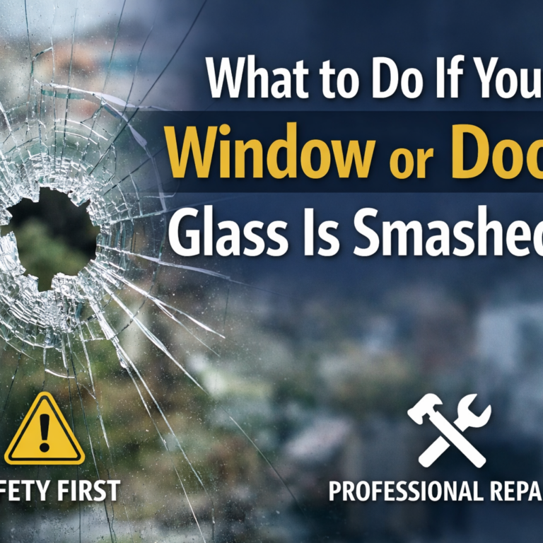 What to Do If Your Window or Door Glass Is Smashed